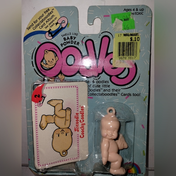 Vintage 1986 LJN Baby Oodles #2 Nicoodle Coochy Coodles Asst. 8401 New In Packag - Picture 5 of 5